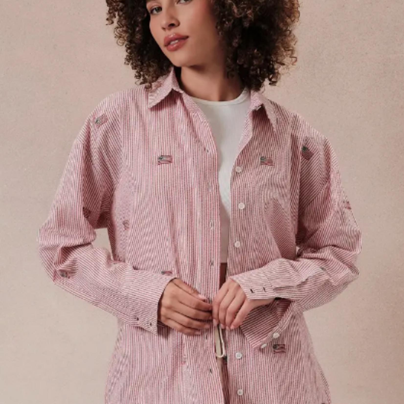 1776 Oversized Button Up Shirt