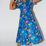 Burnt Toast Not a Normal Field Trip Maxi Dress