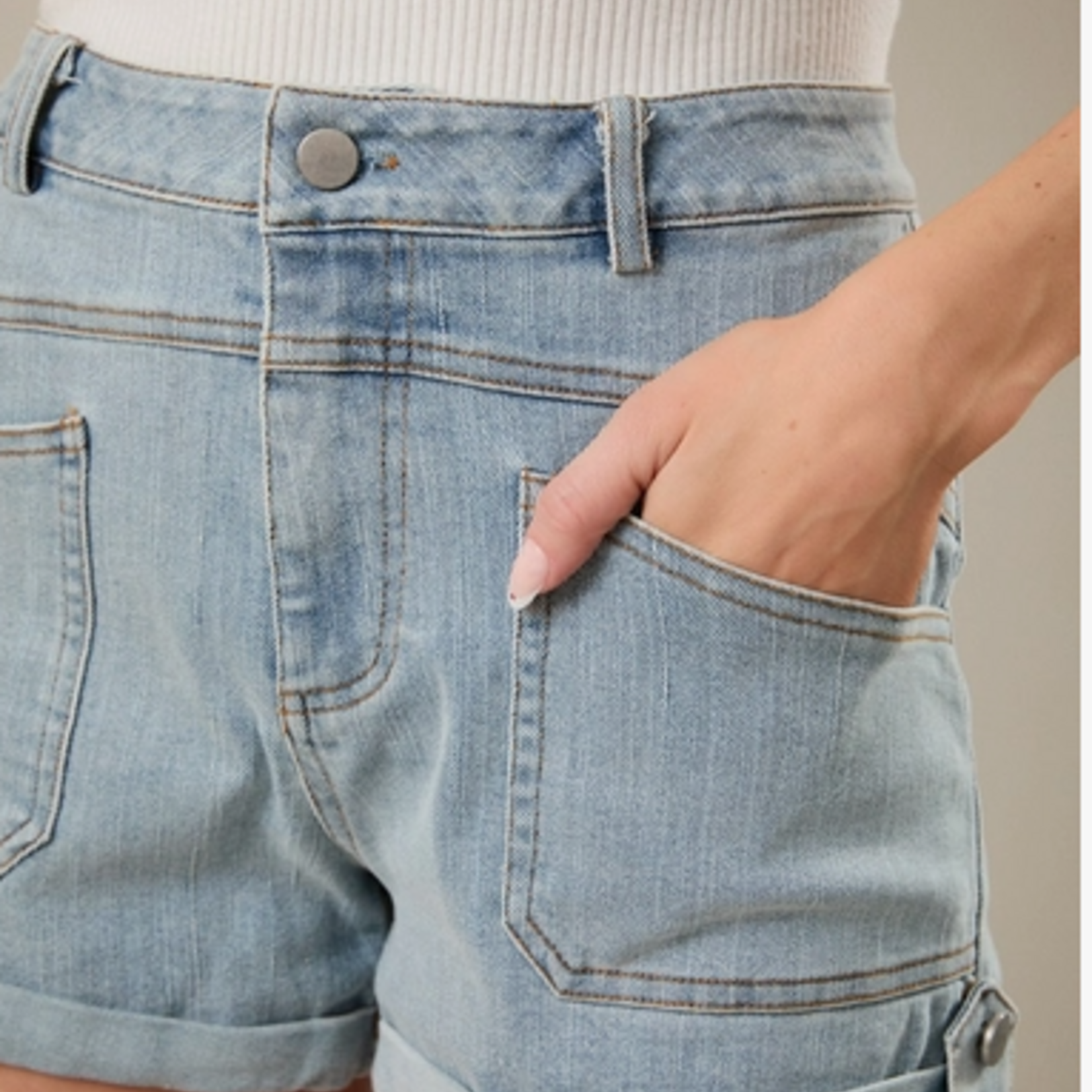 Stretchy Denim Short