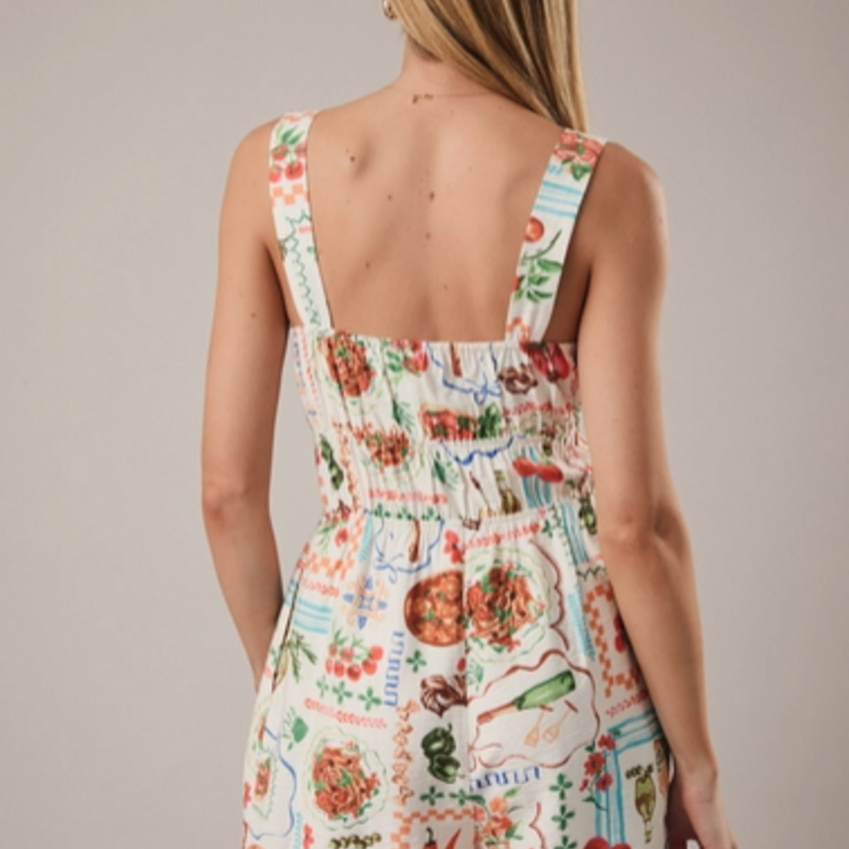 Smiling from my head To-Ma-Toes Romper