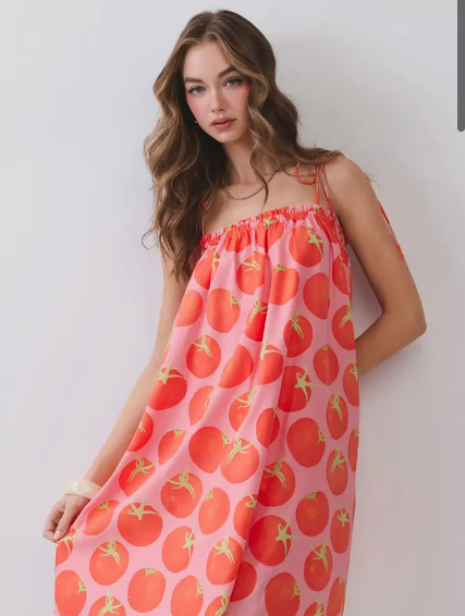 tomato dress Adela Maxi This lined dress features a shaped waistline Tomato Summer Dress - The