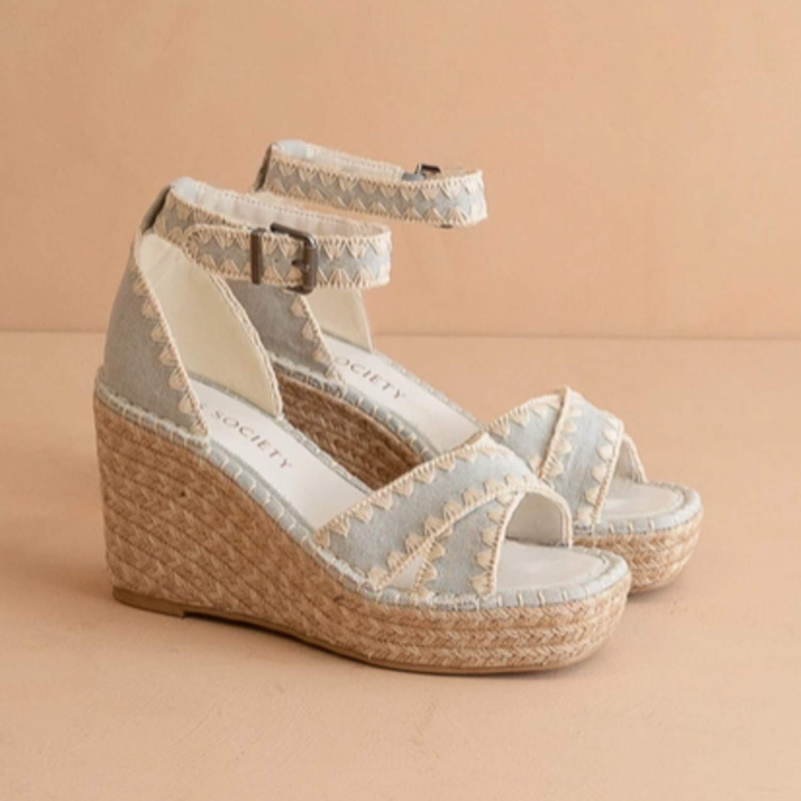 Oasis Society The Essie Denim Espadrille