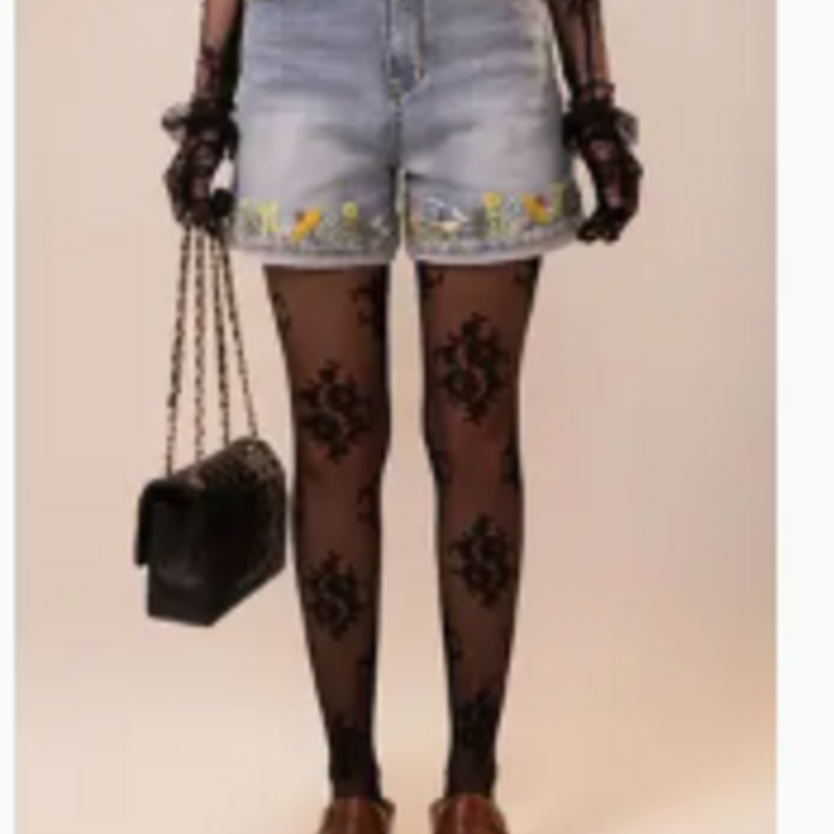 Blue B Shayla Floral Embroidered Shorts