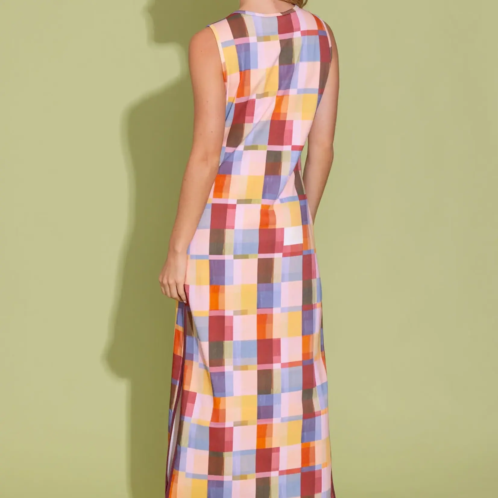 Alden Adair Berkley Dress Terracotta Check