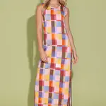 Alden Adair Berkley Dress Terracotta Check