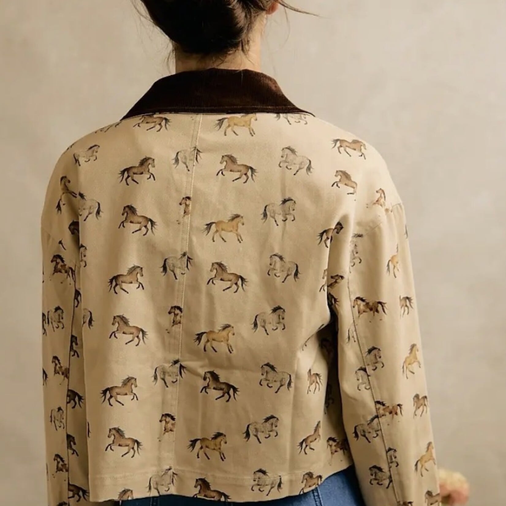 Horse Print Jacket