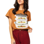 Queen of Sparkles Brown Vintage Corningware Tee