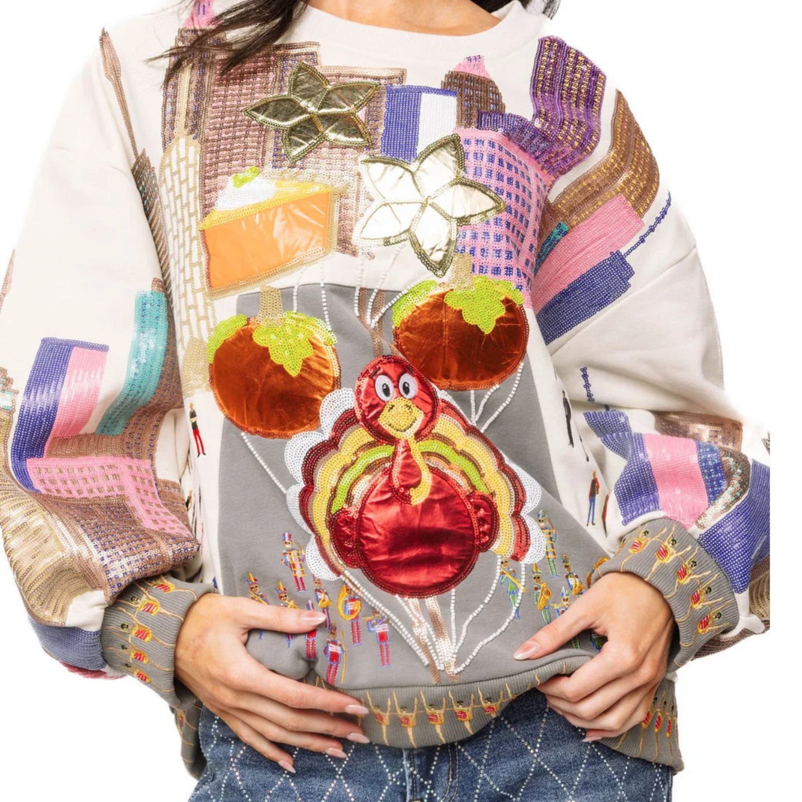 Queen of Sparkles Thanksgiving Day Parade Sweatshirt