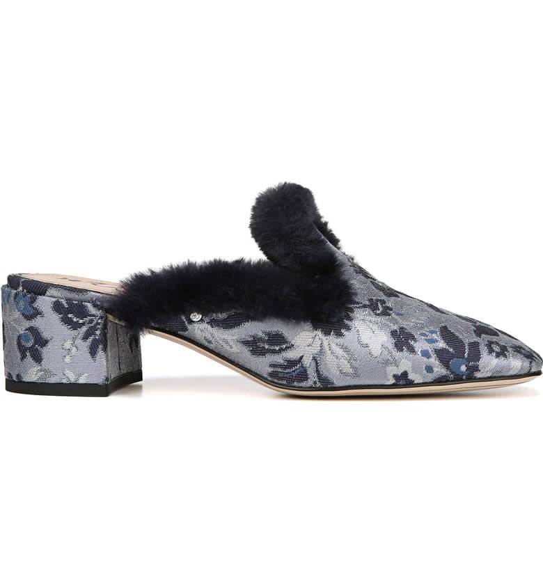 adair block heel mule