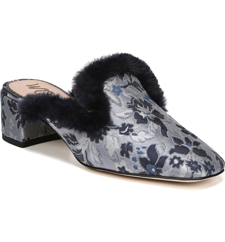 adair block heel mule