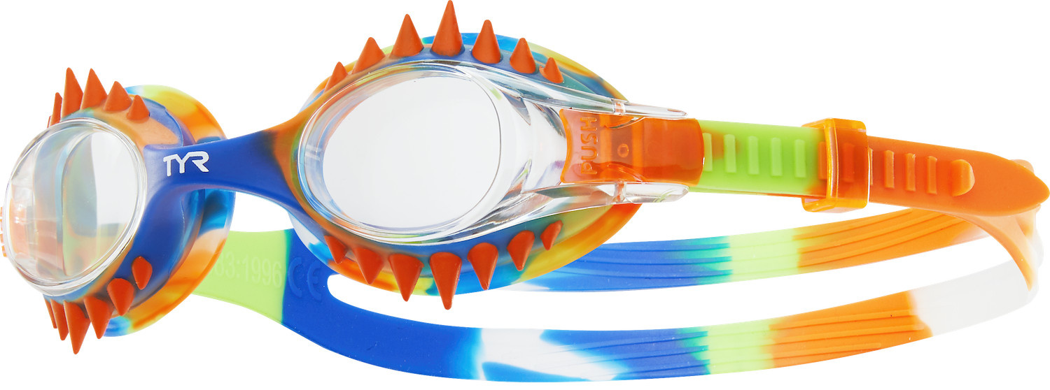 TYR Kids Swimple Tie Dye Spikes Goggle