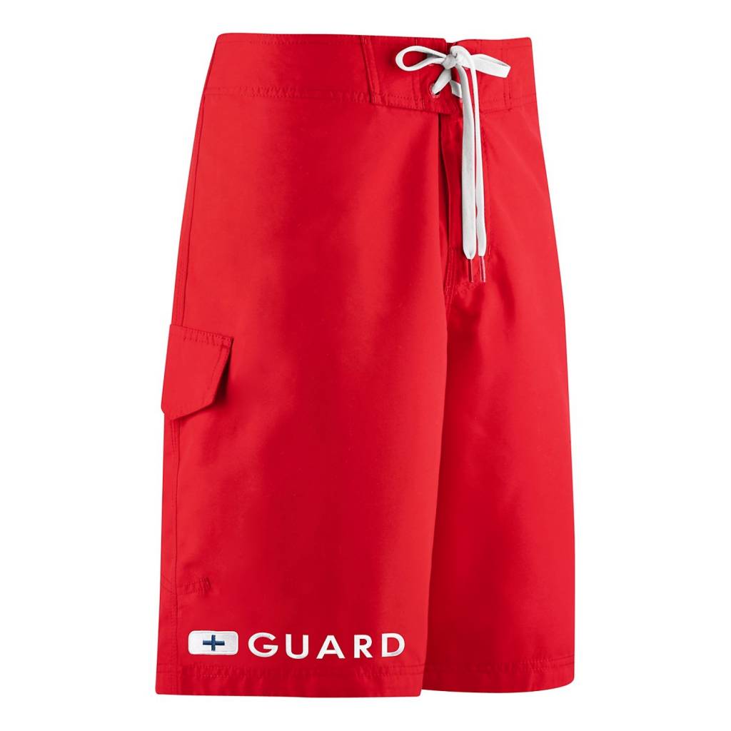 Speedo Guard 21" Boardshort/ Red/ 34