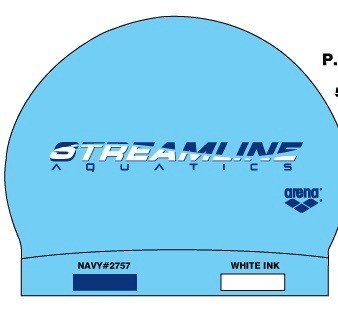 Streamline Latex Cap / Lt. Blue