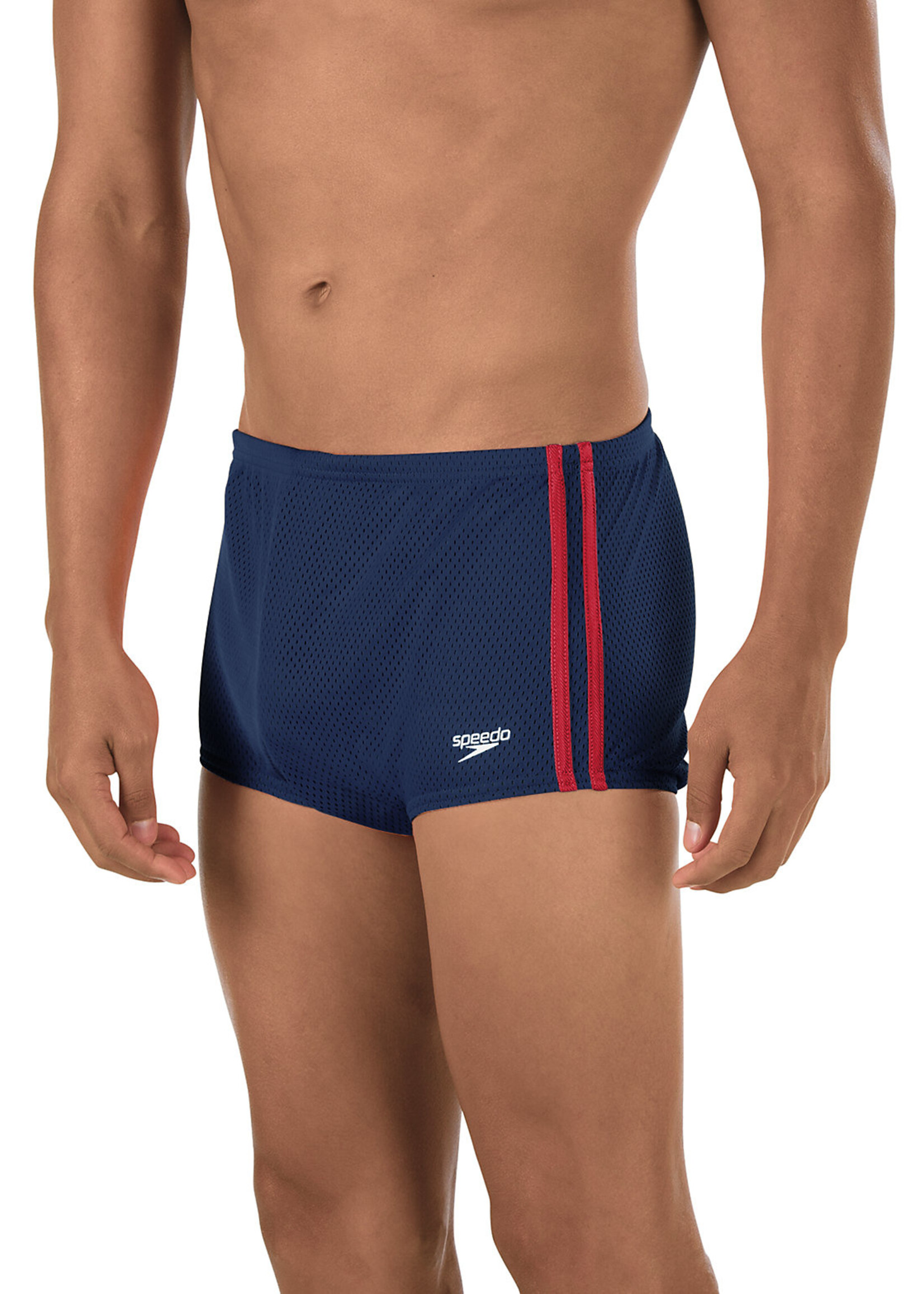 Speedo Poly Mesh Square Legs Training Suit