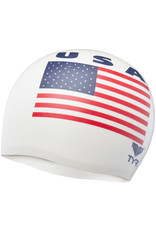 TYR USA Silicone Swim Cap