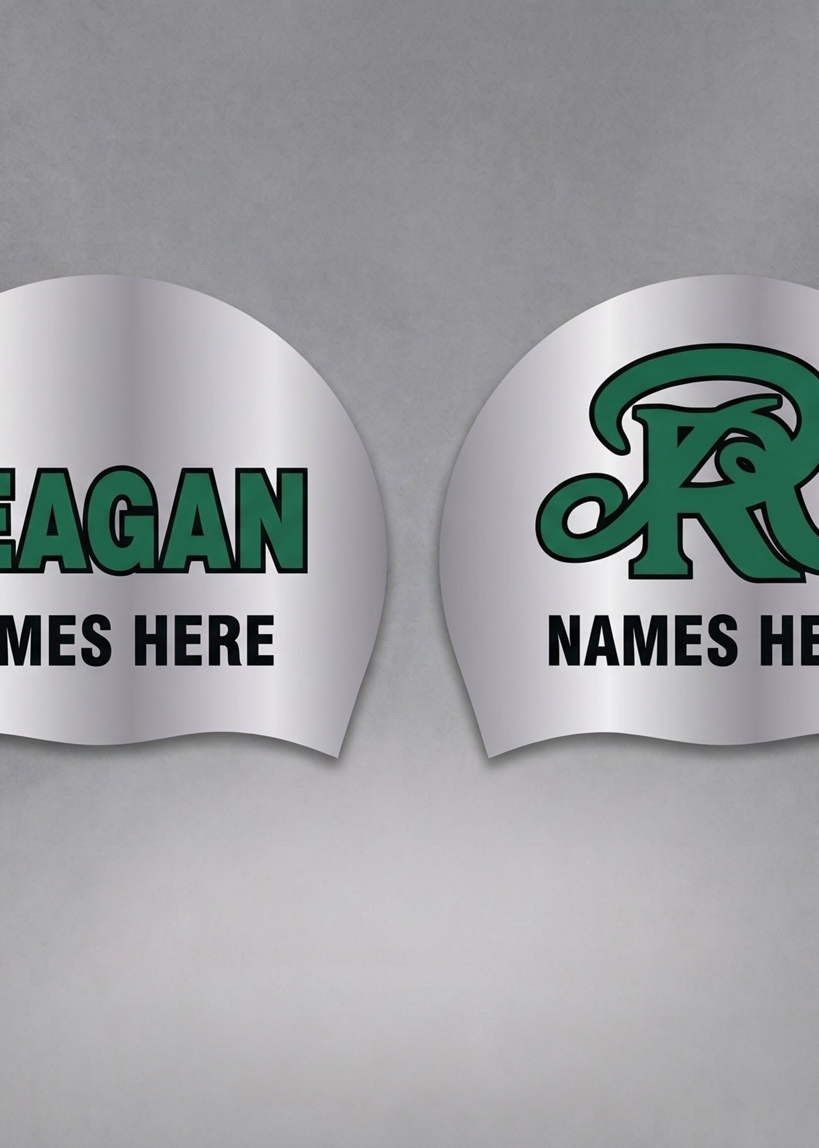 Reagan NAME Caps--Pack of 2