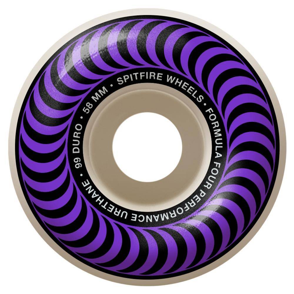 Spitfire Wheels Spitfire F4 99d Classic Swirl Purple 58mm