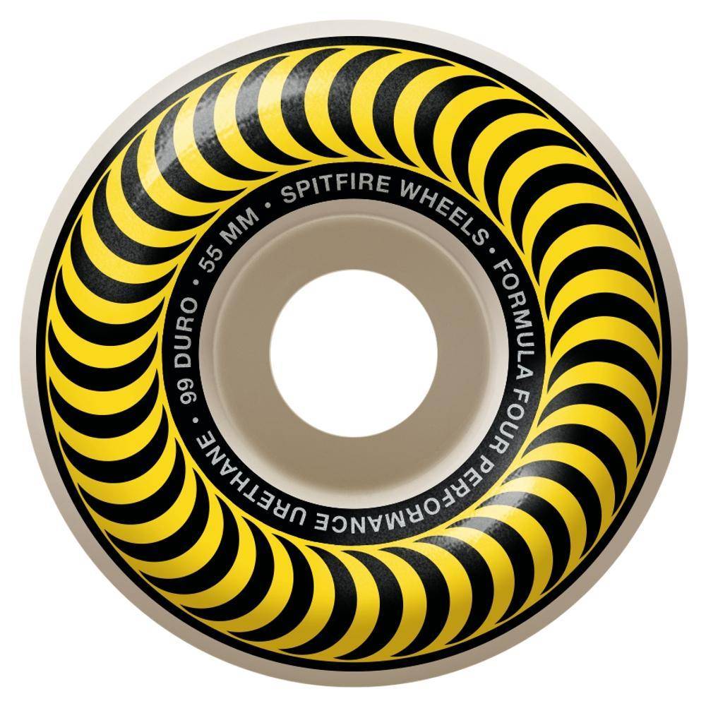 Spitfire Wheels Spitfire F4 99d Classic Swirl Yellow 55mm