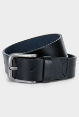 RVCA Truce Leather Belt Black S/M