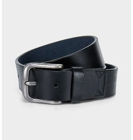 RVCA Truce Leather Belt Black S/M