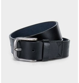 Defiance Croc Leather Belt Black L - APB Skateshop LLC.