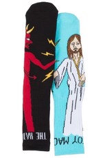 Toy Machine Bury The Hatchet Blk/Blue Sock