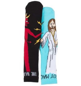 Toy Machine Bury The Hatchet Blk/Blue Sock