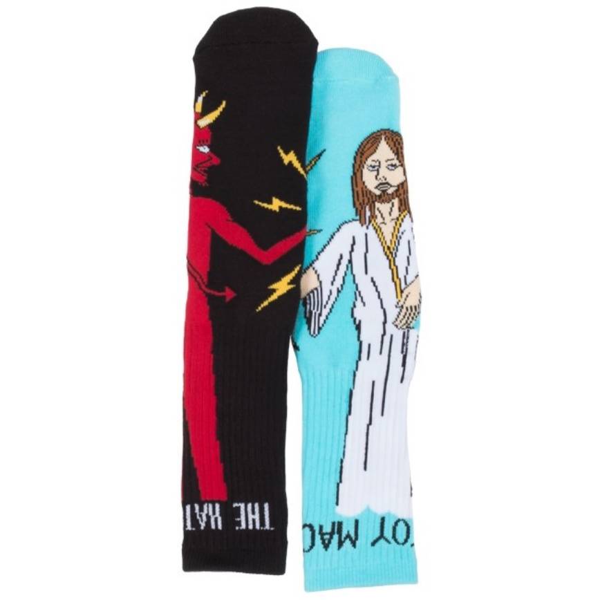 Toy Machine Bury The Hatchet Blk/Blue Sock