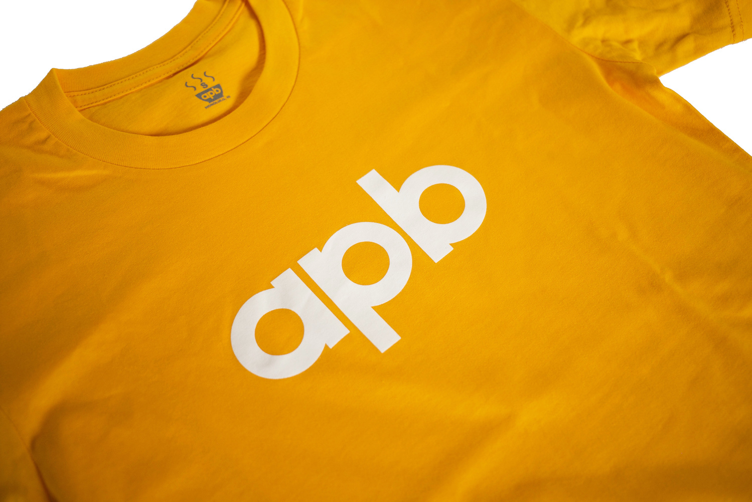 APB Skateshop APB Logo Youth Gold w/ White Tee