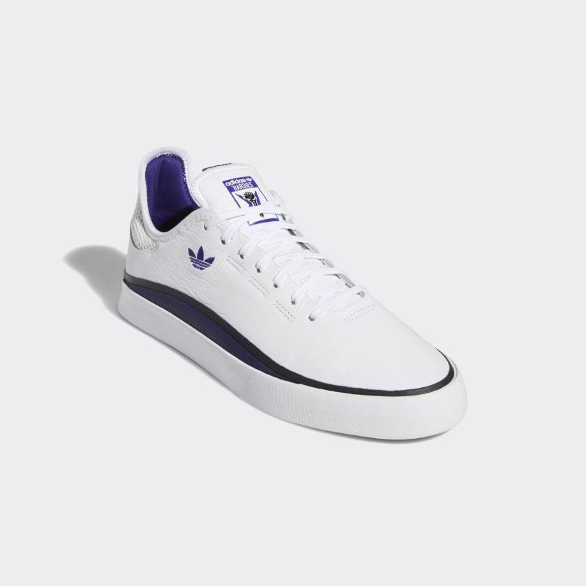 adidas originals sabalo trainers in grey and purple