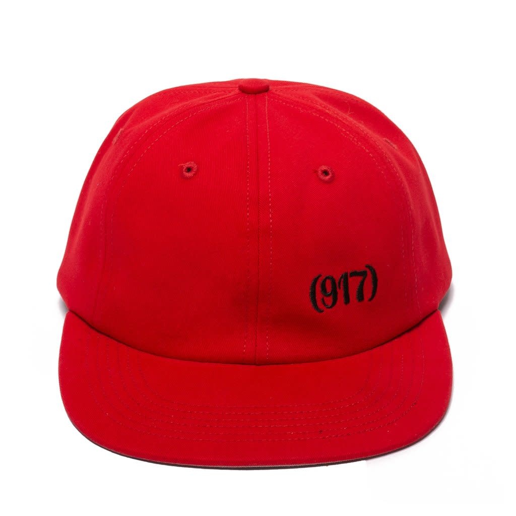 Call Me 917 Area Code Hat Red