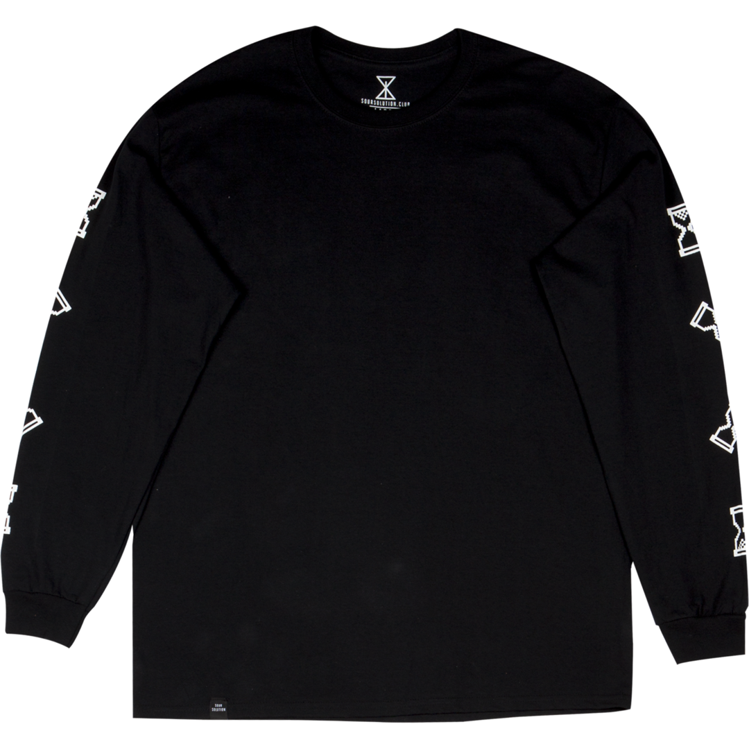 SOUR SOLUTION S-T-Patience Black L/S