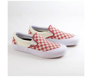 vans shoes checkered red