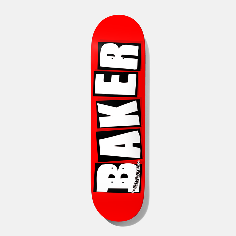 Baker Skateboards Brand Logo White 8.5"