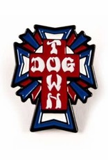 Dogtown Cross Logo Red/White/Blue Enamel Pin