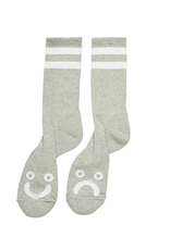 Polar Skate Co. Happy Sad Socks Heather Grey 39/42