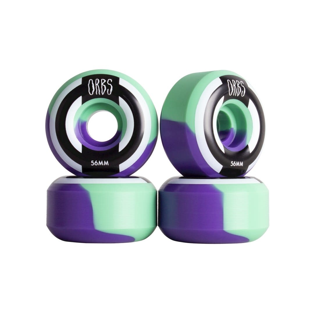 Welcome Skateboards Orbs Apparitions Splits Mint/Lavender 56mm