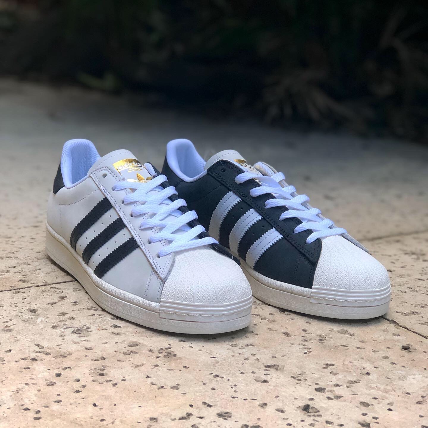 black gold and white adidas