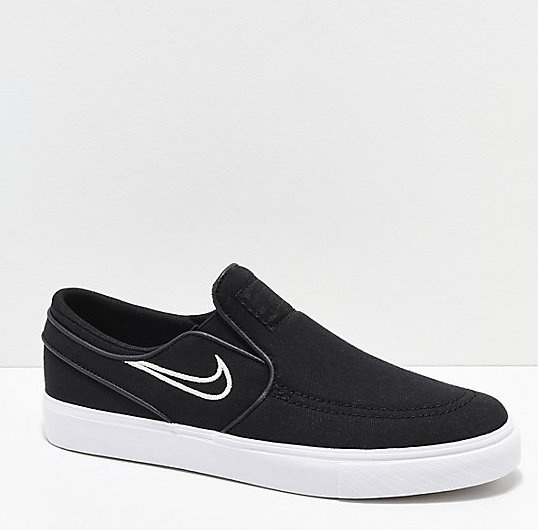 black janoski slip on