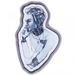 Fucking Awesome Cyborg Pin Silver