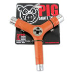Pig Wheels Pig Tri-Socket Threader Orange Tool