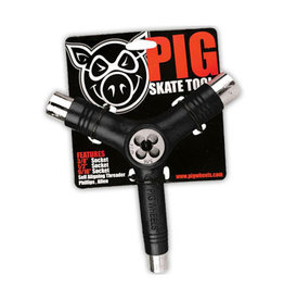 Pig Wheels Pig Tri-Socket Threader Black Tool