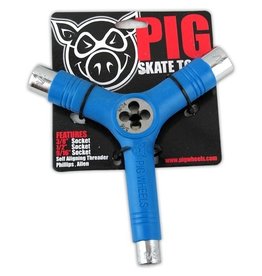 Pig Wheels Pig Tri-Socket Threader Blue Tool