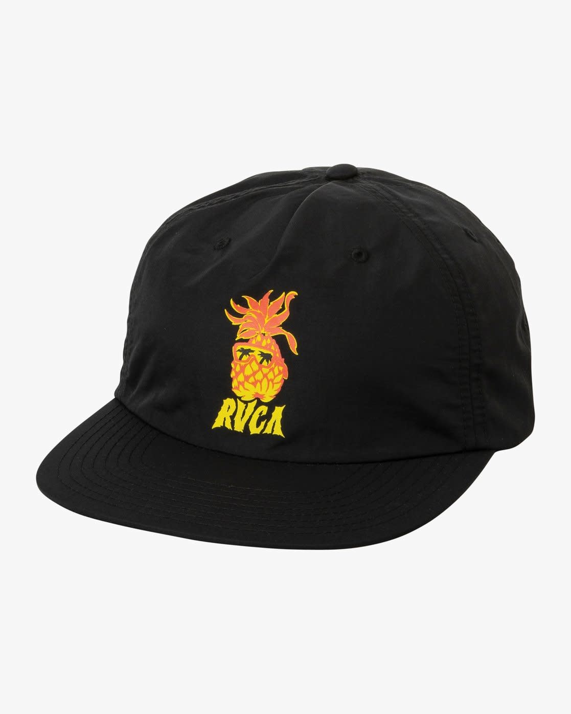 rvca black snapback