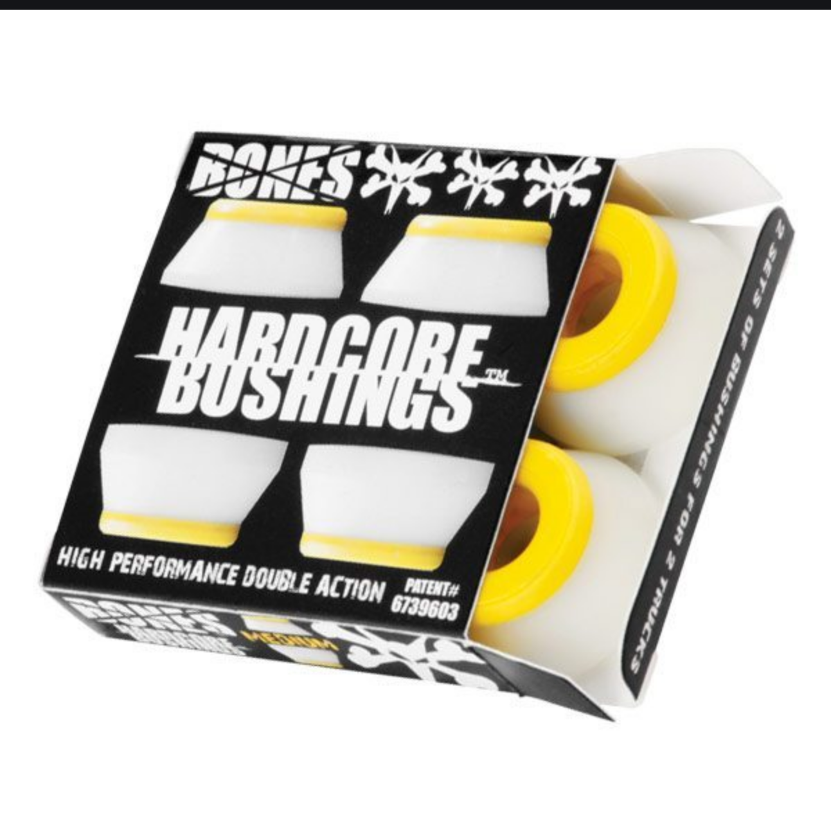 Bones Bones Hardcore Bushings Med/WHT