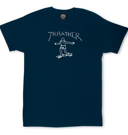Thrasher Mag. Gonz Thrasher Navy/White Tee