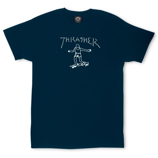 Thrasher Mag. Gonz Thrasher Navy/White Tee