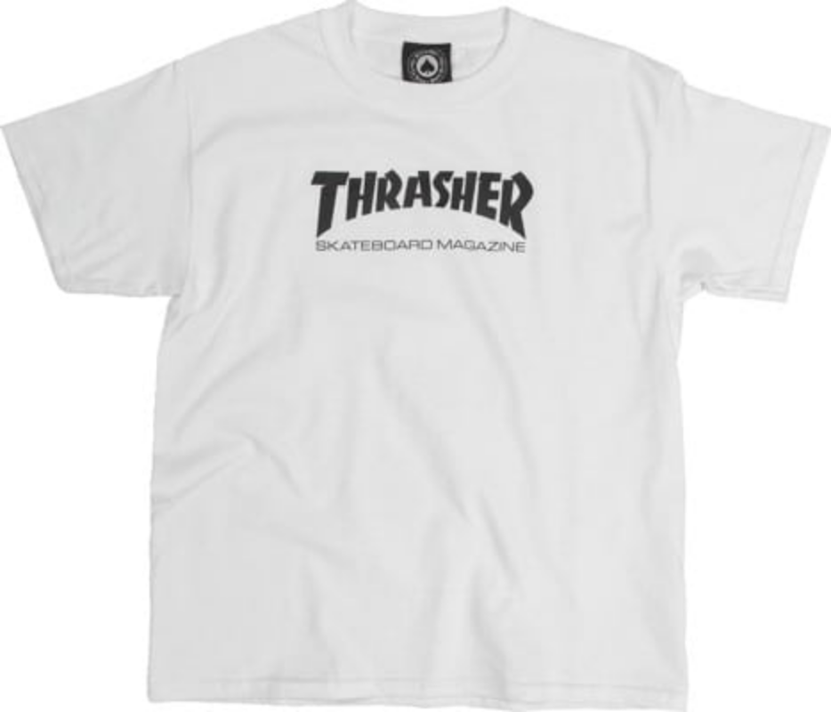 Thrasher Mag. Youth Skate Mag Tee White