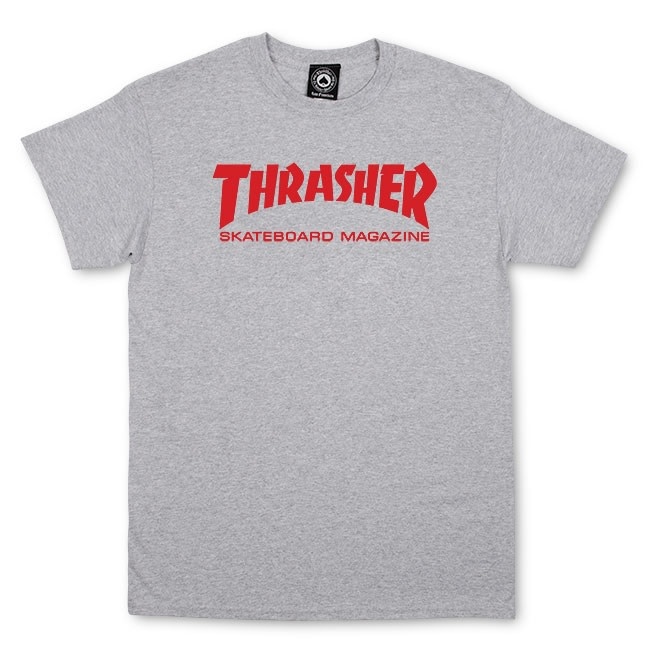 Thrasher Mag. Skate Mag Grey/Red Tee