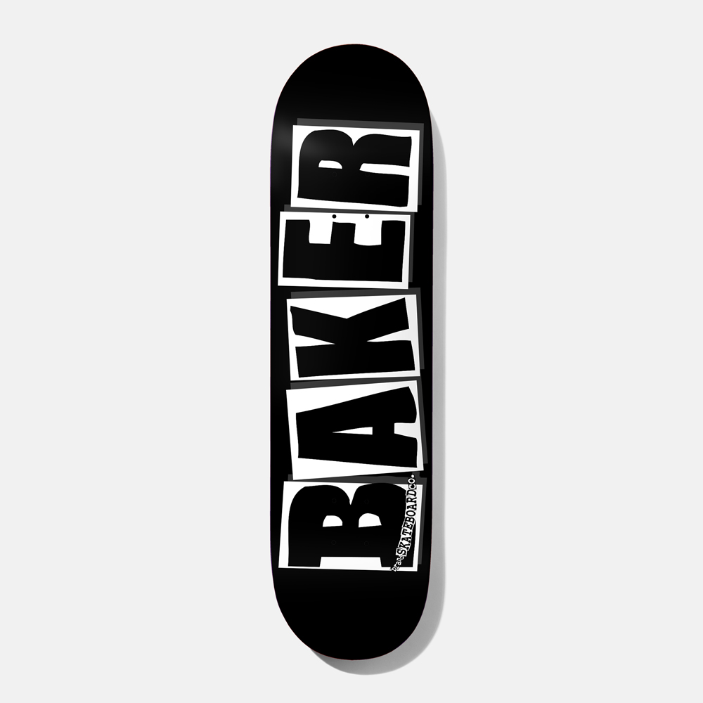 Baker Skateboards Brand Logo Black/White 8.475"
